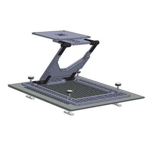 ZS-VESA75 薄型折叠便携显示器支架75mm孔距 壁挂便携屏