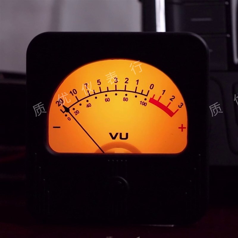 VU电平表整流型带背光台产高精度DB胆机功放表头声压功率表音量表