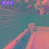 铝艺围墙护栏庭院新中式 栏杆户外阳台铝合金栅栏别墅院子花园围栏