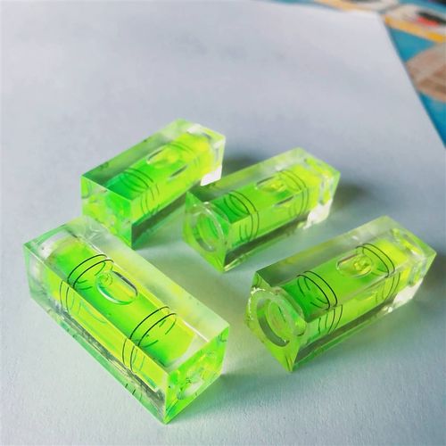 长期供应15*15*40mm双卡线整体水平泡水准泡水平珠水平仪水平尺