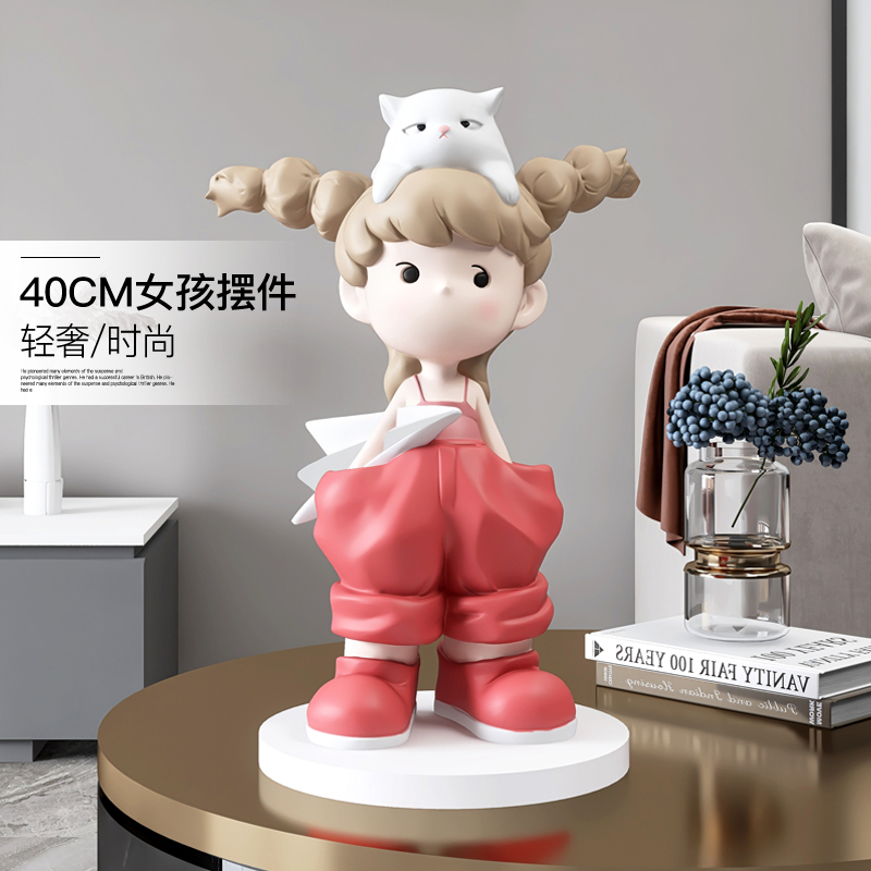 轻奢客厅电视柜摆件乔迁新居礼品