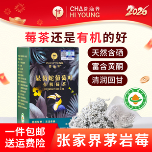 张家界永顺茅岩莓高山有机莓茶芽尖藤茶润喉护嗓养生茶泡水喝的