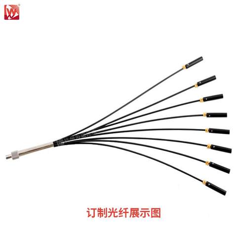 厂家203直销紫外见红外可石英纤分叉变芯径光纤谱仪光纤光来图光