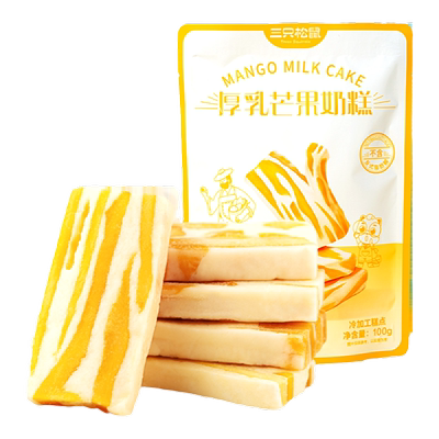 三只松鼠芒果奶糕芒果干