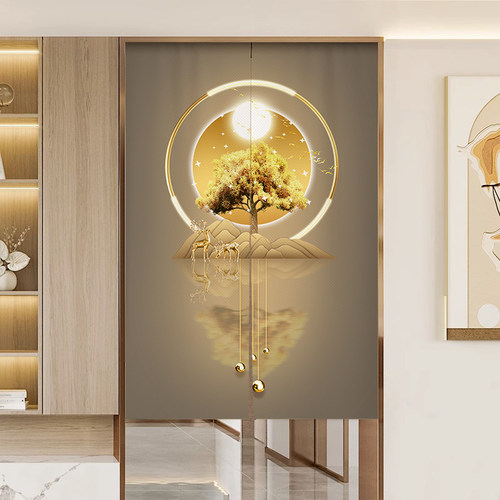 轻奢麋鹿门帘隔断帘厕所遮挡帘