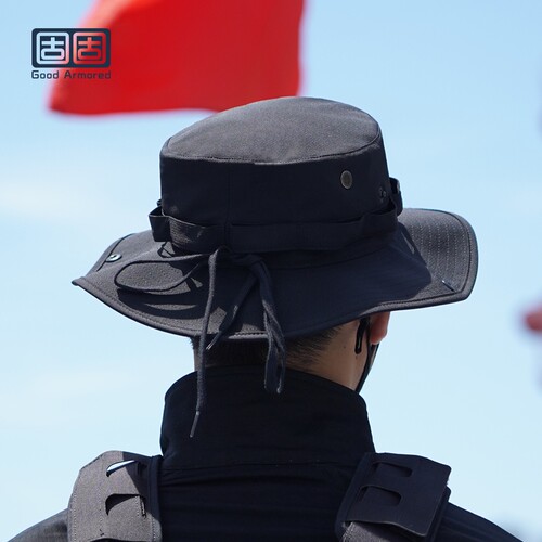 固固圆边帽奔尼帽遮阳帽渔夫帽