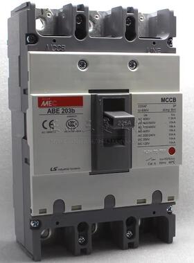 正品LS三相塑壳断路器ABE203b 3P 150A/175A/200A/225A空气开关