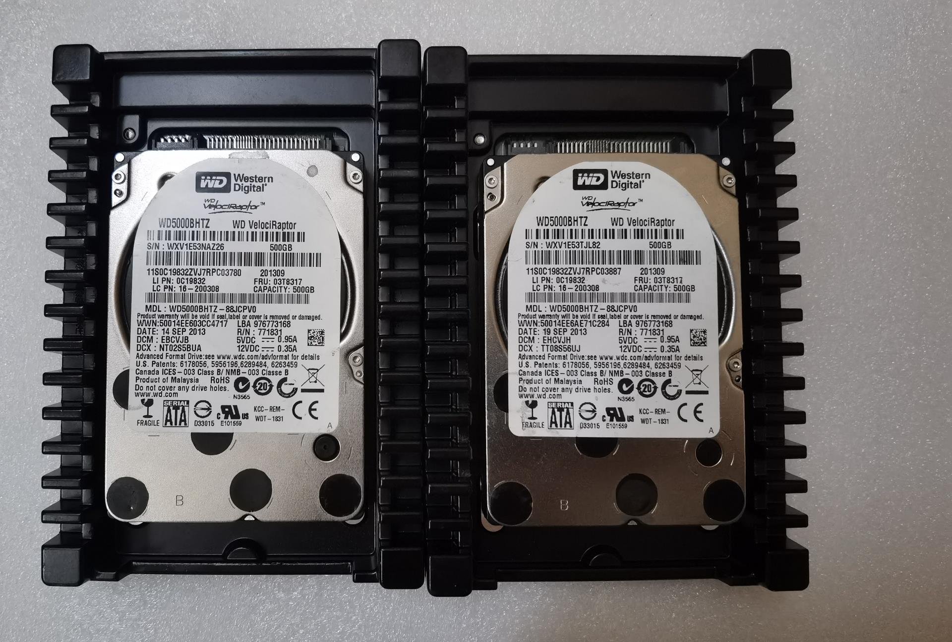 议价！WD5000BHTZ  万转猛禽西数500G硬盘