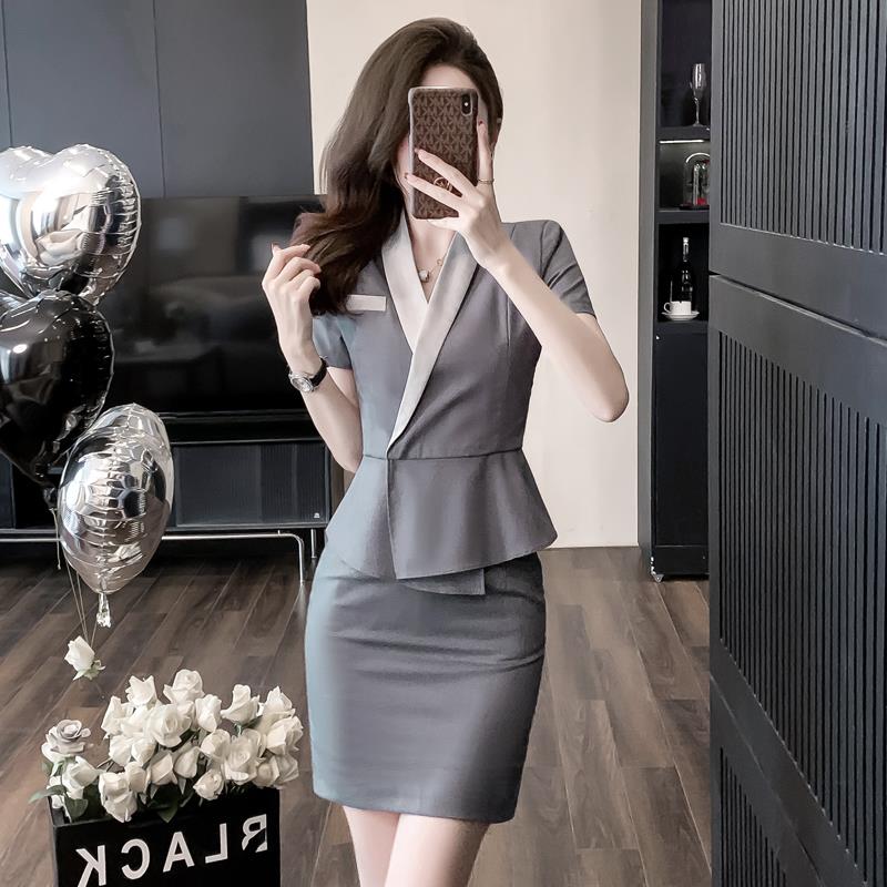 工装女职业气质套装裙西装女2025新款气质女神范高端轻熟风工作服