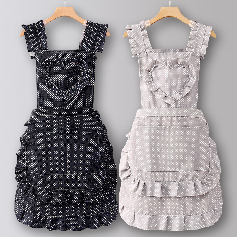 纯棉围裙厨房家用2025新款烧饭上班专用高级感年轻款工作服女防油