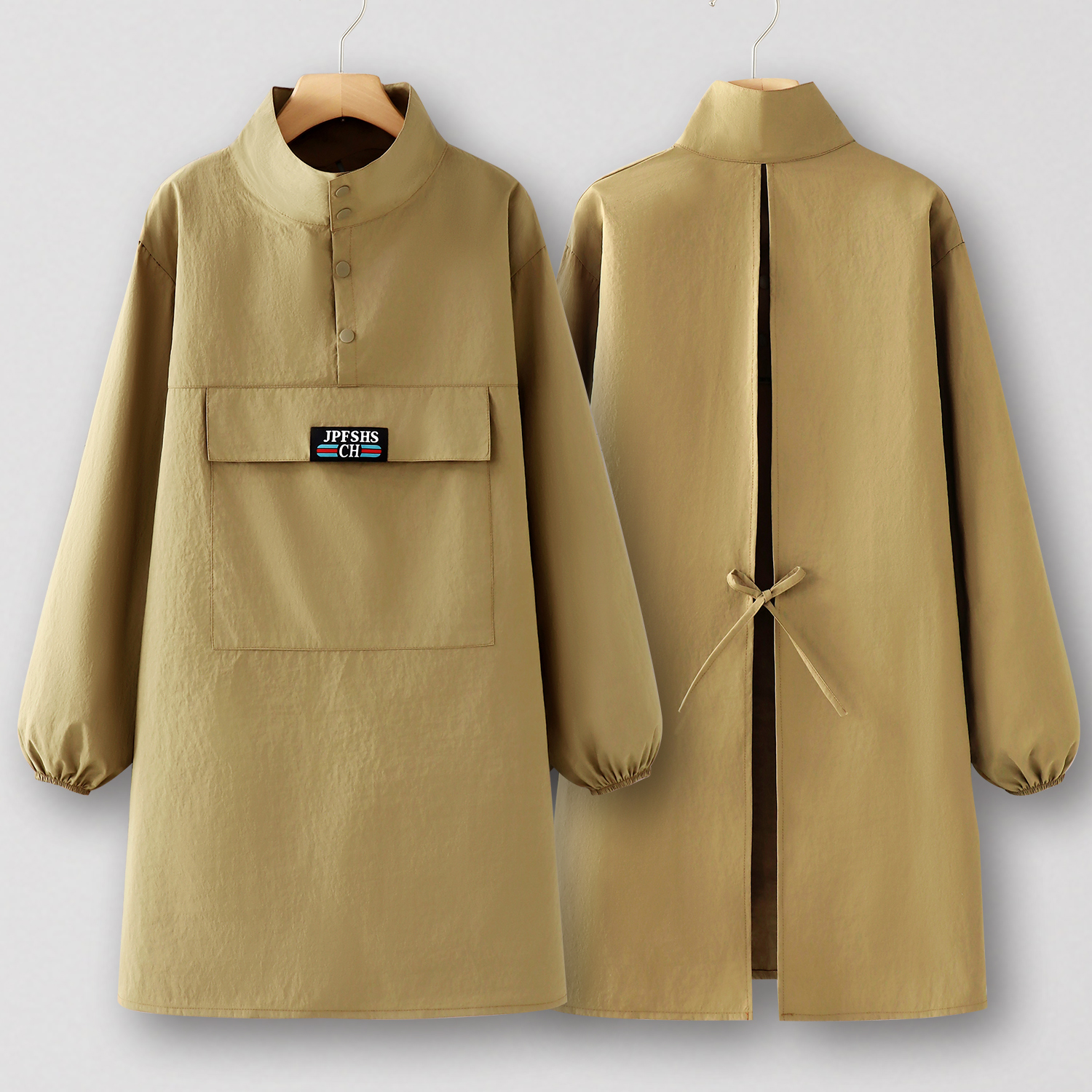 罩衣女新款加长围裙防水防油