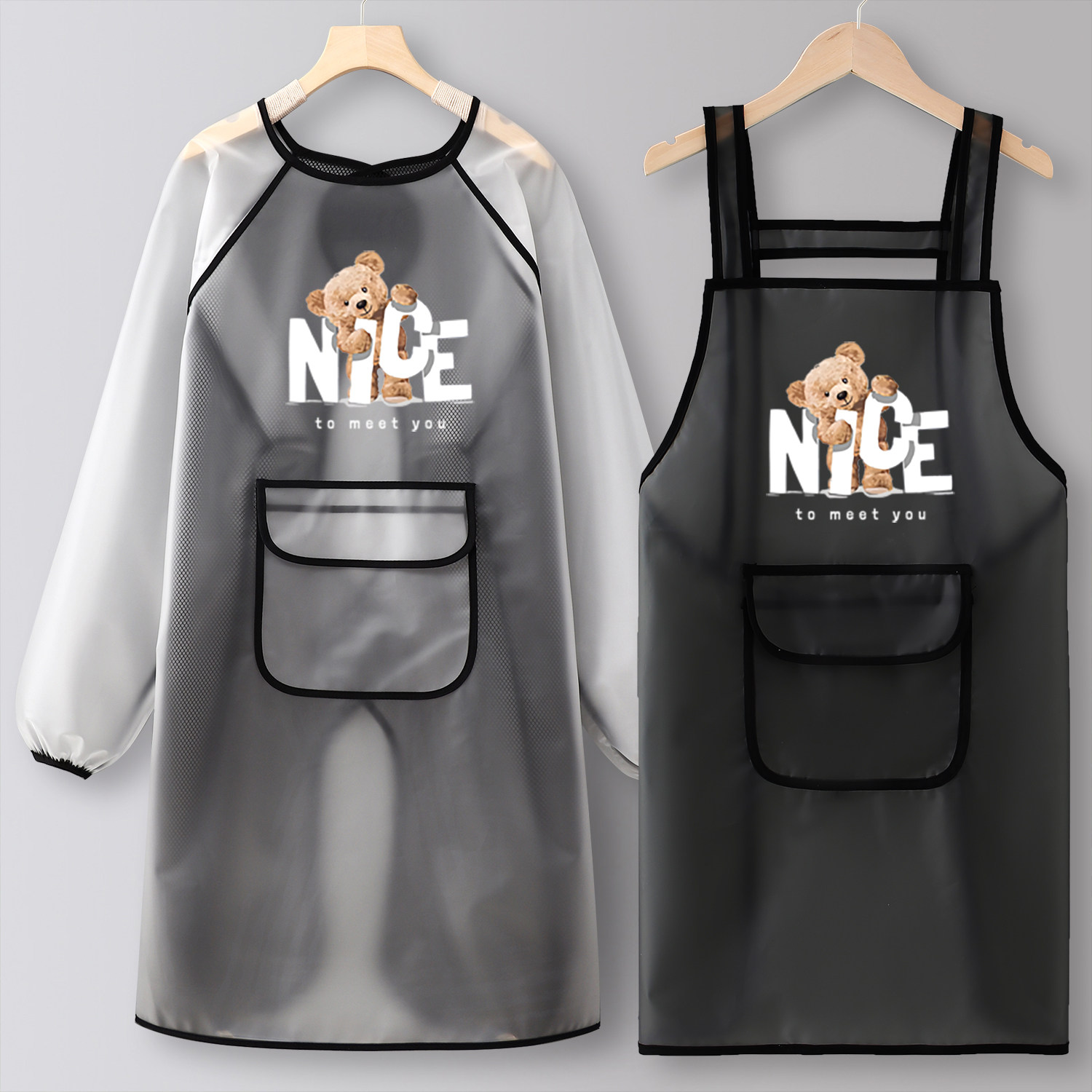 年轻款工作服罩衣女新款饭店围裙厨房家用防水防油男上班专用定制,家庭/个人清洁工具,围裙,淘宝优惠券,粉丝福利购,淘宝优惠卷