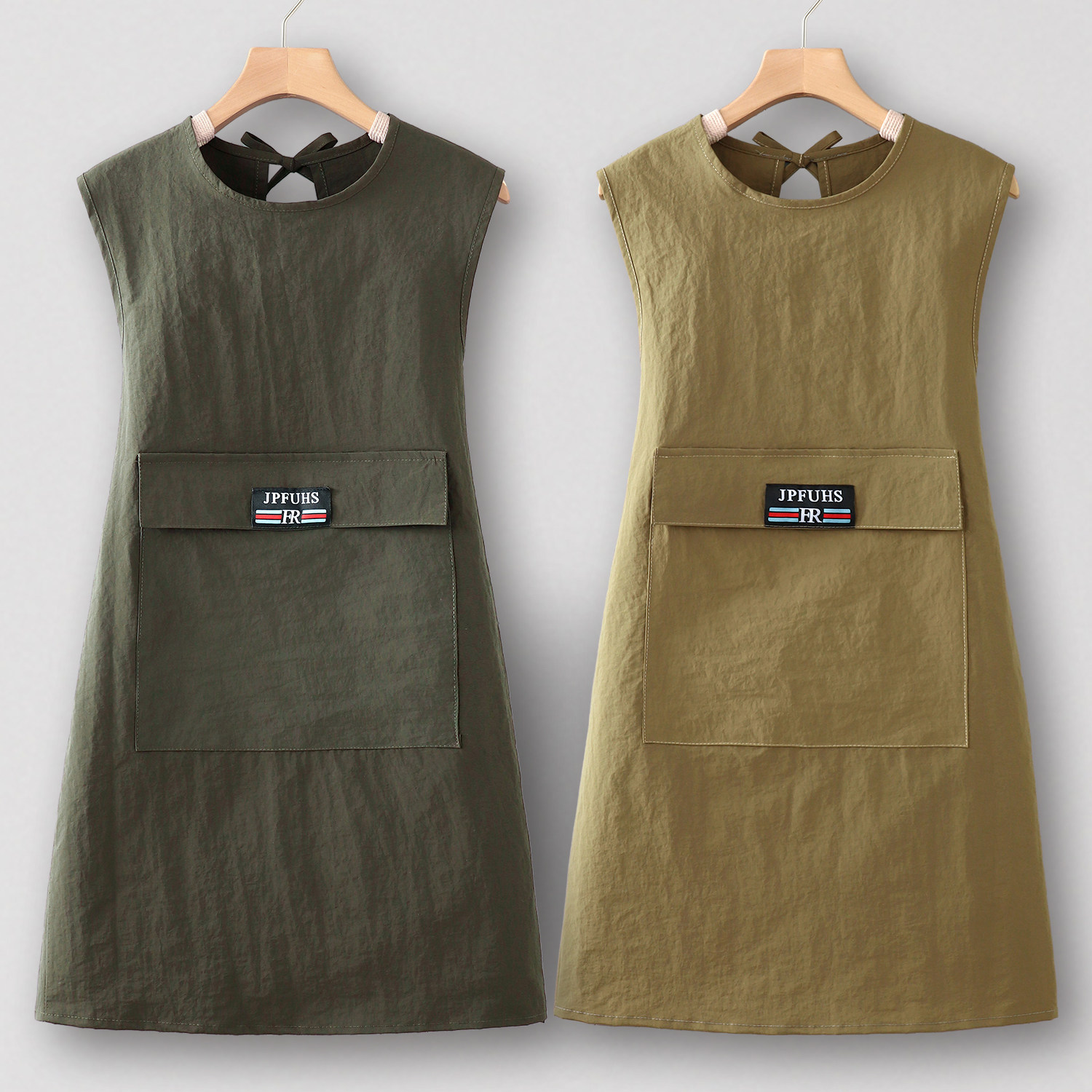 咖啡店围裙厨房家用2026新款坎肩防水防油网红工作服定制上班专用