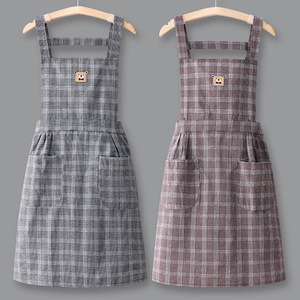 围裙家用厨房纯棉可爱公主风家里家外煮饭夏季女2026新款餐饮专用