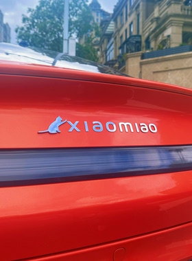 爆款车标不锈钢自定义汽车车标xiaomiao个性创意车贴车身车标装饰