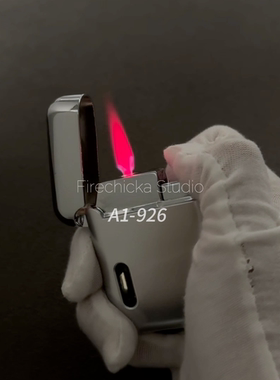 【Firechicka】简约ins金属打火机耳机造型双火粉焰防风可充气