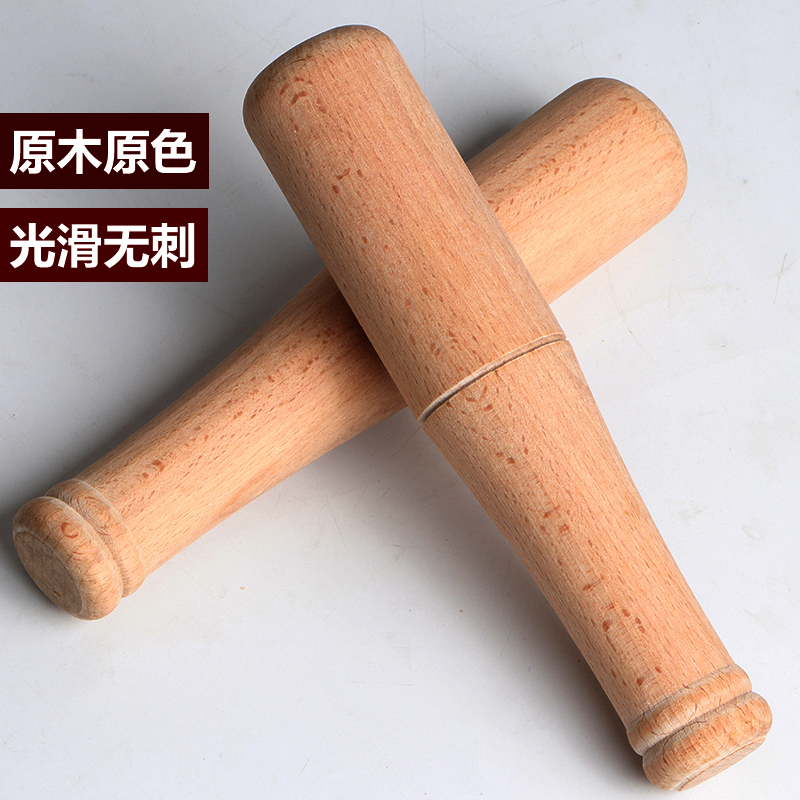 实木捣蒜锤家用多功能神器蒜臼子锤子中药研磨棒子捣蒜捣锤棒木锤