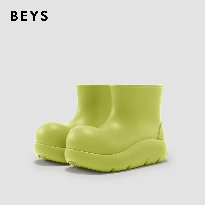 小丑鞋时尚短靴厚底高跟beys