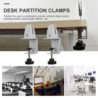 2 Pcs Bezel Retaining Clip Stand Privacy Screen Holder Desk