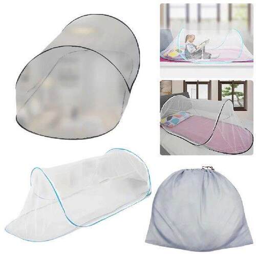 Pop-Up Mosquito Net Tent with Zipper Foldable Mosquito Net