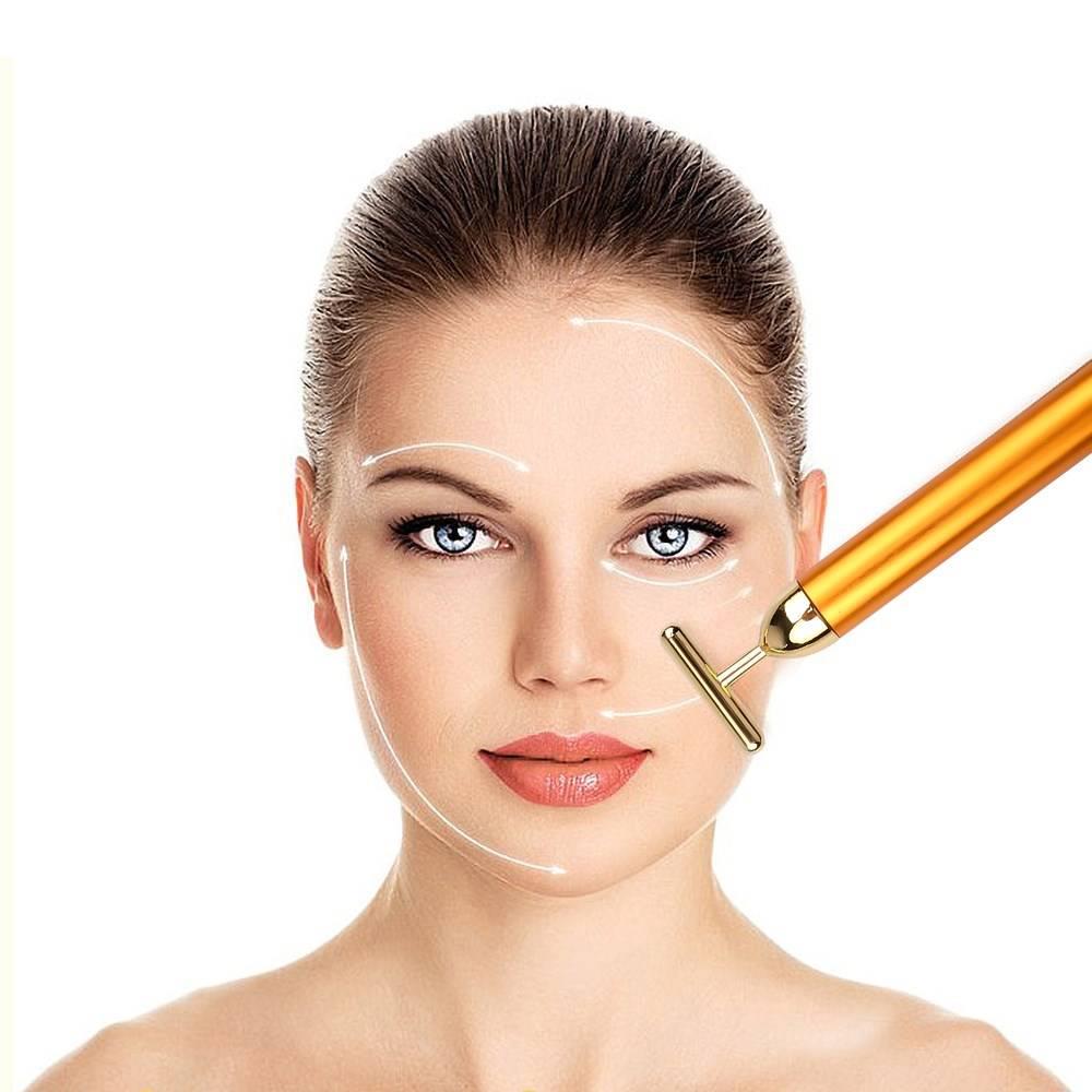 24k Energy Beauty Bar Vibrating Facial Slimming Face Massag