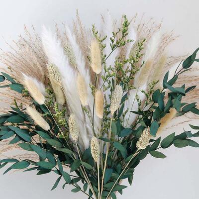 Small Reed Dried Flower bouquet High-grade Finished Pampas