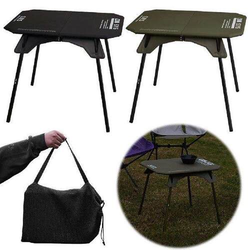 Outdoor Folding Table High Low Dual-Use Ultralight Camping