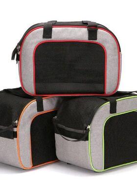 Cat Carrier Lightweight Shoulder Bag Mesh Top and Front