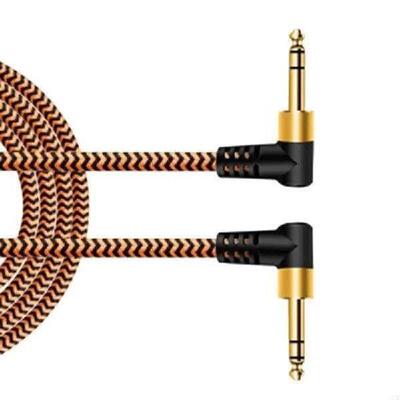 6.35mm Cable Plugs (Male to Male) for Guitar, Keyboards,