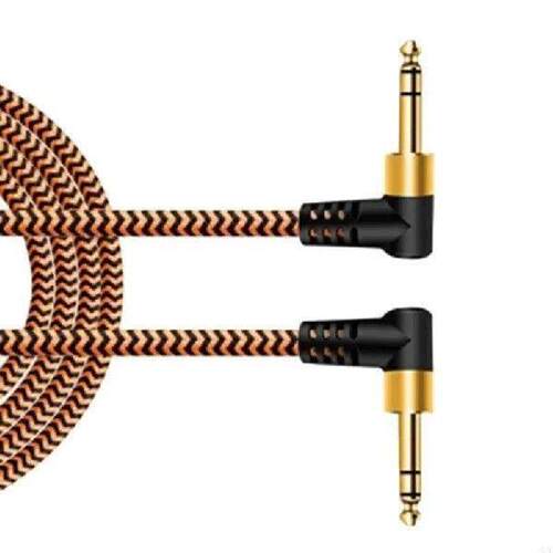 6.35mm Cable Plugs (Male to Male) for Guitar, Keyboards,