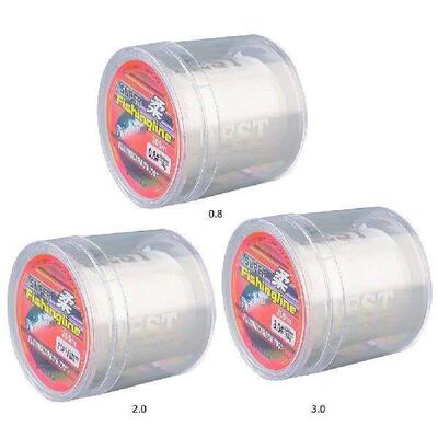 300M Fluorocarbon Fishing Line Strong Nylon String Clear