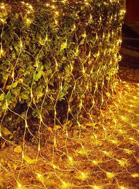 6x4/3x3/2x2m LED Icicle Net String Light Christmas Fairy Lig