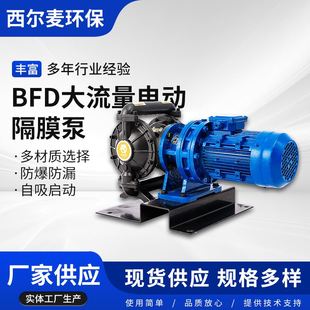 边锋固德BFD大流量电动隔膜泵混合液输送泵杂质泵污水泵
