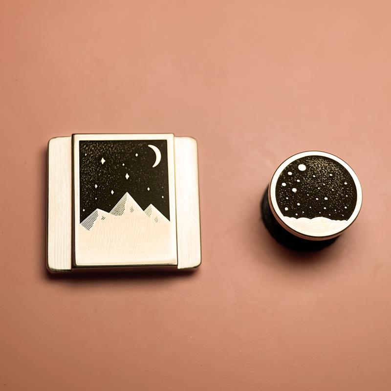 星辰大海定制黄铜金属相机热靴保护盖螺纹快门按钮适用富士尼康