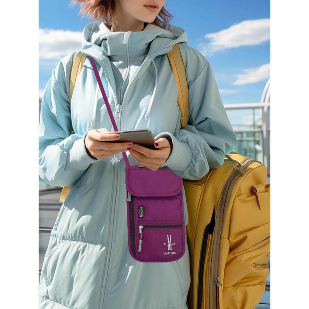 日本原单防盗刷证件收纳包多功能便携护照夹机票卡片包斜挎包,运动包/户外包/配件,证件包,淘宝优惠券,粉丝福利购,淘宝优惠卷