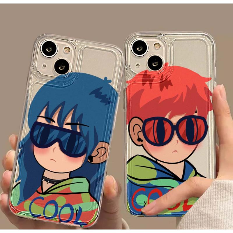 苹果14promax软壳情侣手机壳