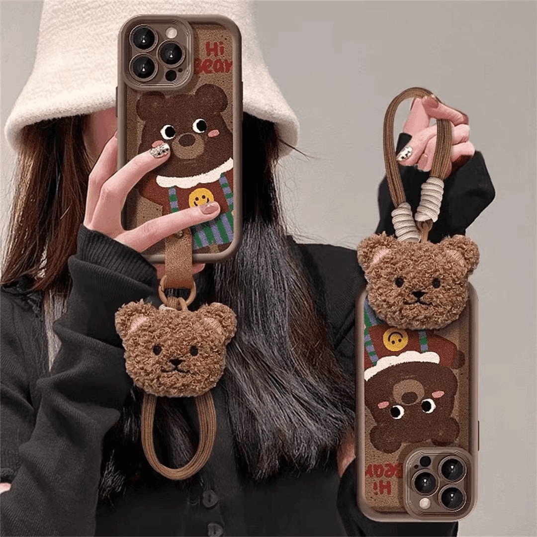 背带熊iPhone16promax手机壳新款