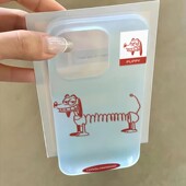 电话线腊肠狗适用iphone17手机壳苹果16ProMax磨砂软壳15 12透明华为全包防摔OPPO荣耀VIVO小米红米 14搞怪13