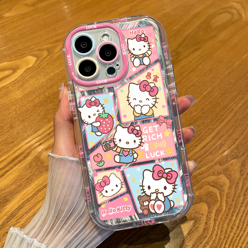暴富凯蒂猫苹果17promax手机壳软