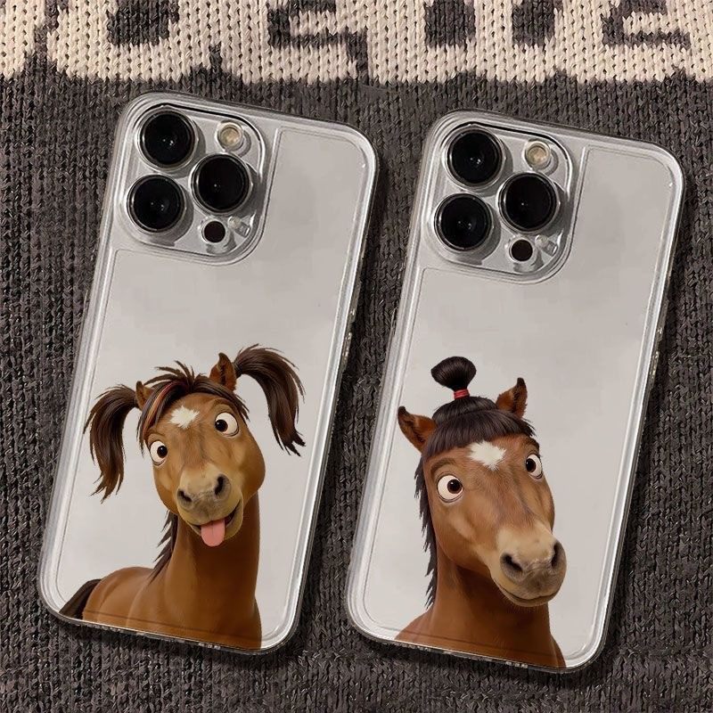 趣味搞怪抽象适用iphone17promax手机壳马年苹果16pro防摔15情侣14闺蜜13透明软华为vivoppo小米荣耀500红米