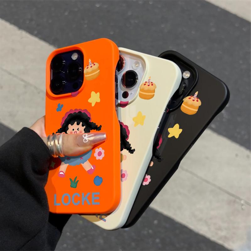 半包款locke女孩苹果15手机壳