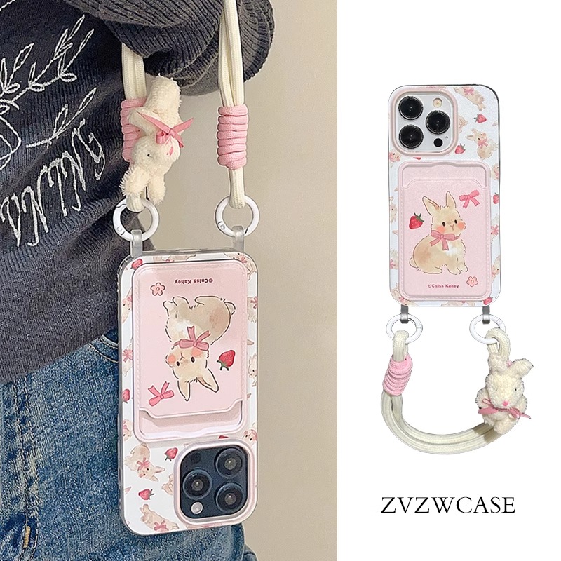 蝴蝶结兔子苹果16promax手机壳