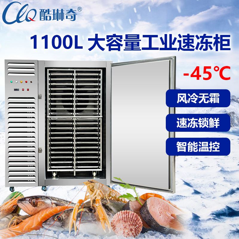 新款低温速冻柜零下45度速冻海参水饺包子鲜肉低温锁住新鲜冷藏柜