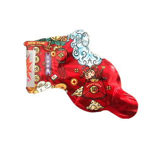 新年充气小礼花枪2025春节装饰儿童玩具手持网红手枪礼炮过年蛇年