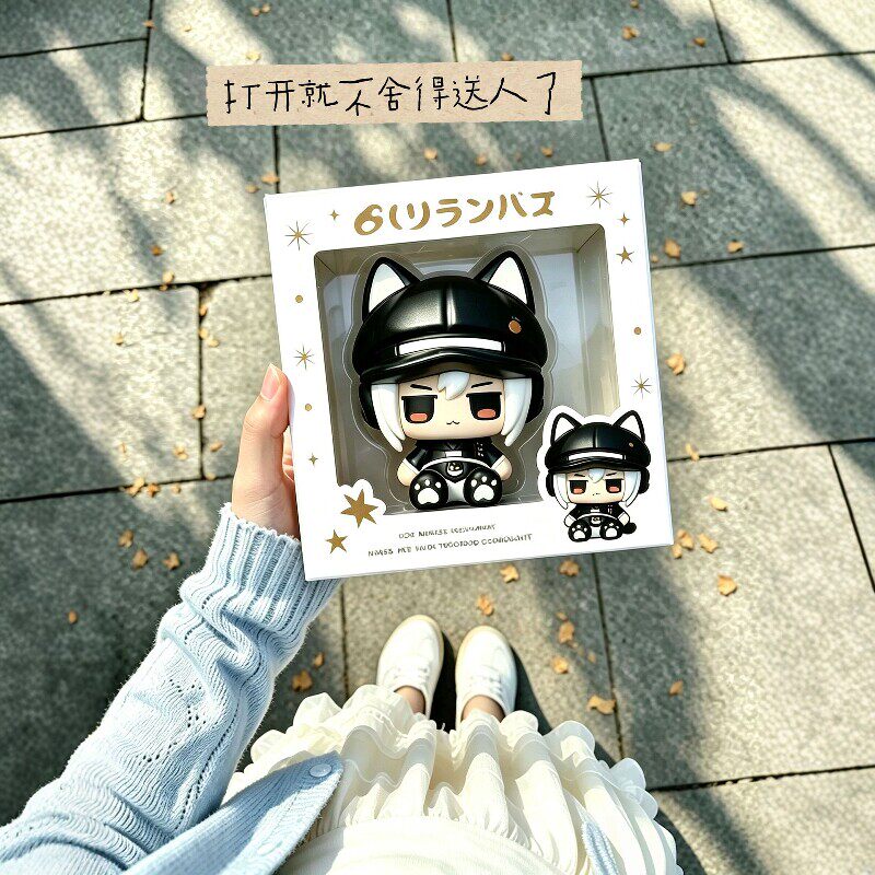 如此之萌!三角洲手办卡通Q版潮玩摆件威龙红狼游戏周边桌面装饰