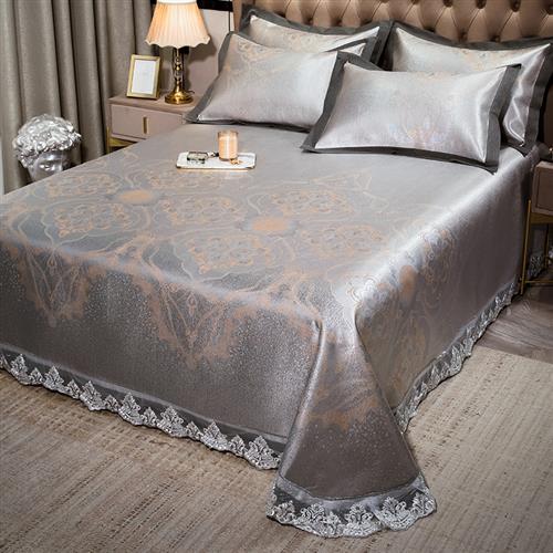 2023新款冰丝凉席三件套床裙款夏季可水洗空调软席子家用丝滑裸睡