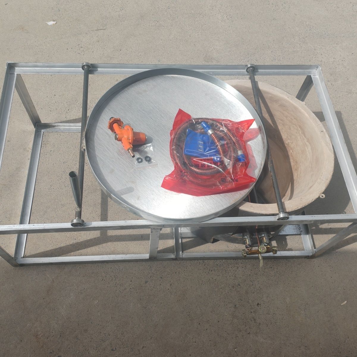 新款鸡蛋灌饼烤炉摆摊加厚商用无涂层葱油饼煎饺煎包烤盘烤饼炉子