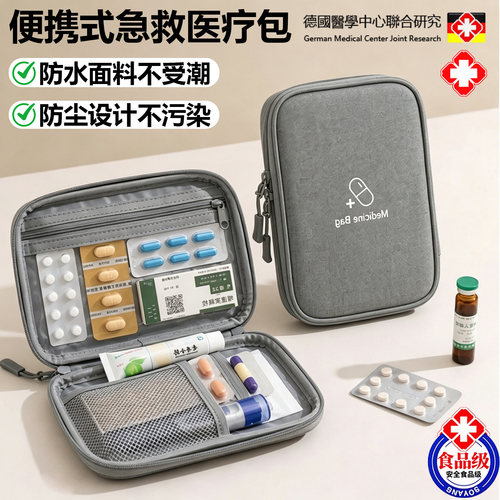 便携式医药包迷你药品分装小药包