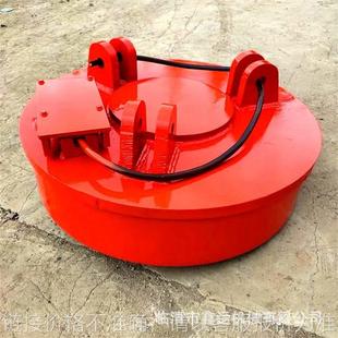 多型号挖掘机强磁吸盘 现货供应高频圆形废铁渣电磁吸盘 厂家定制