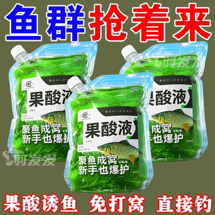 正宗野钓高浓度强效钓鱼小药鱼饵鲫鲤草青鱼饵果酸小药诱鱼添加剂